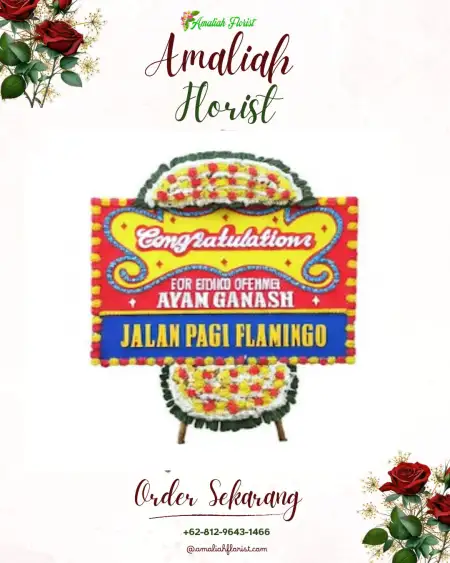 Sewa Papan Bunga Selindung Baru